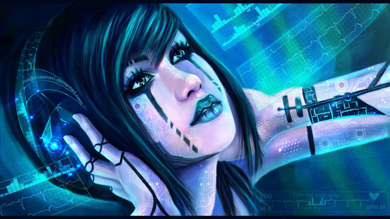 Female Cyborgs Wallpapers Wallpaper Cave 9329