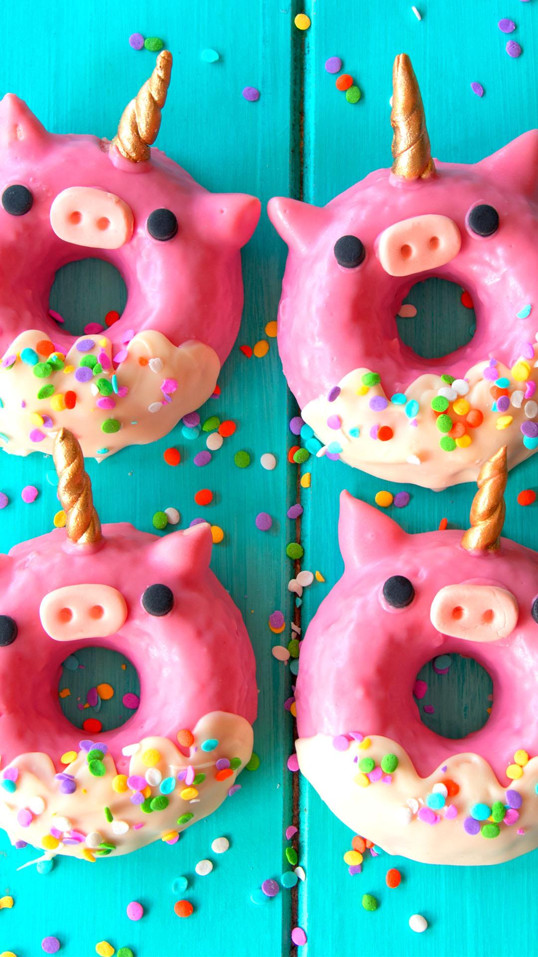 Unicorn Pig Donuts