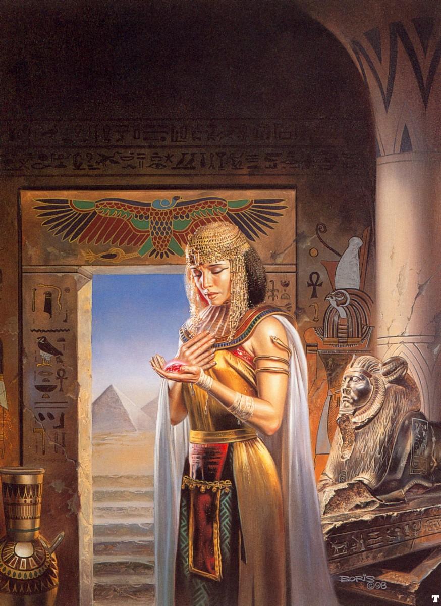 Boris Vallejo egyptian princess «Mix «Fantasy «Anime wallpaper