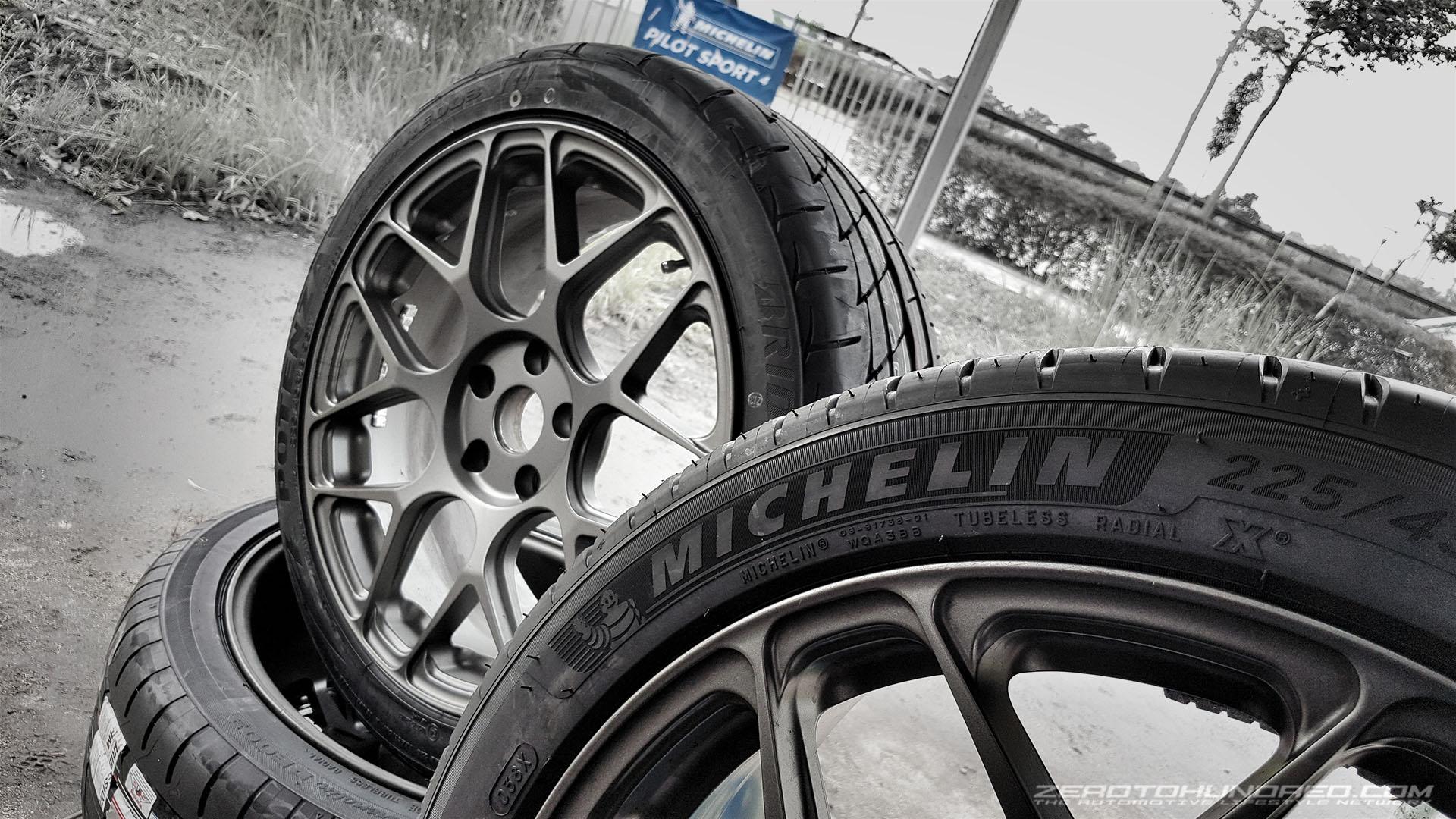 Michelin Pilot Sport 4 Tyre Test Bridgestone Re003