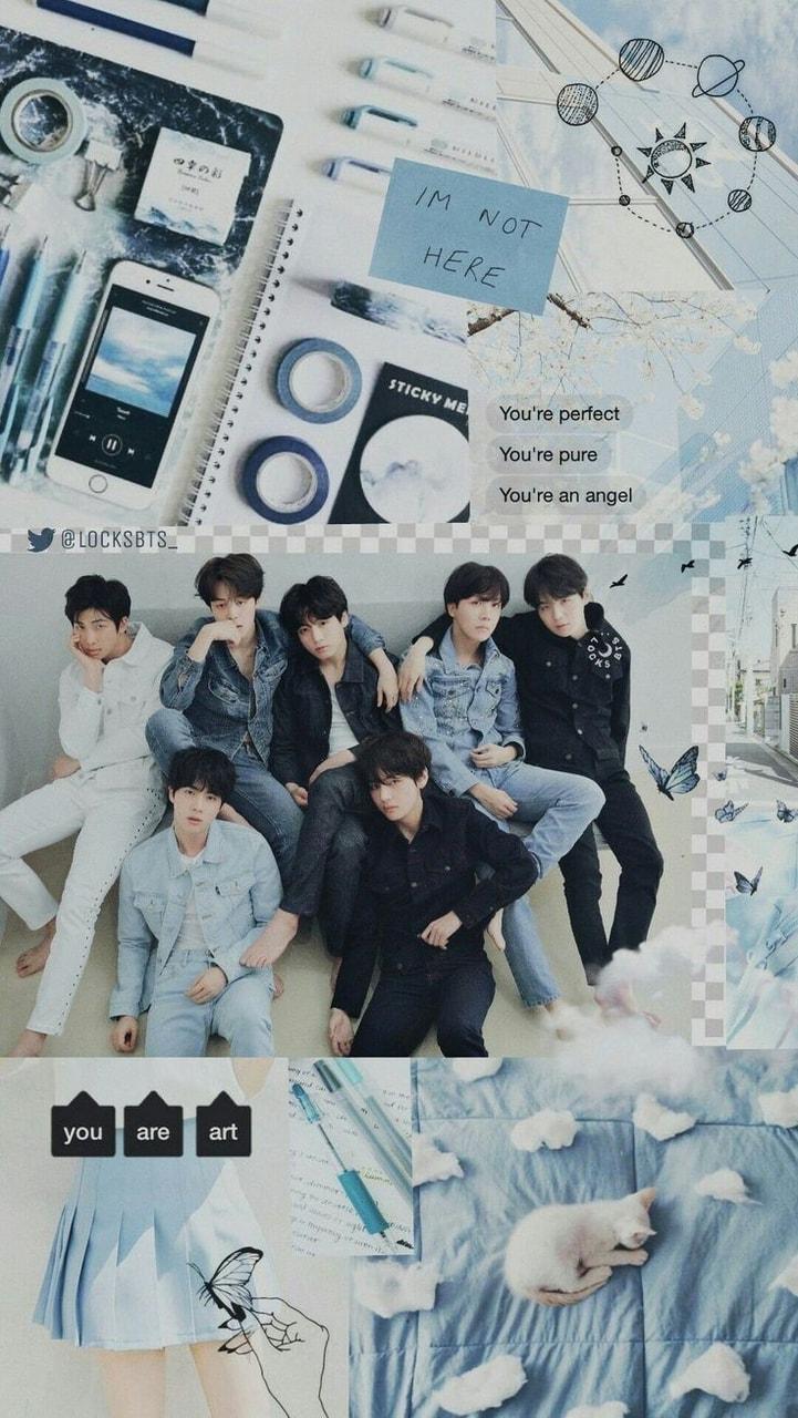 BTS collage + Wallpaper shared by NINØ