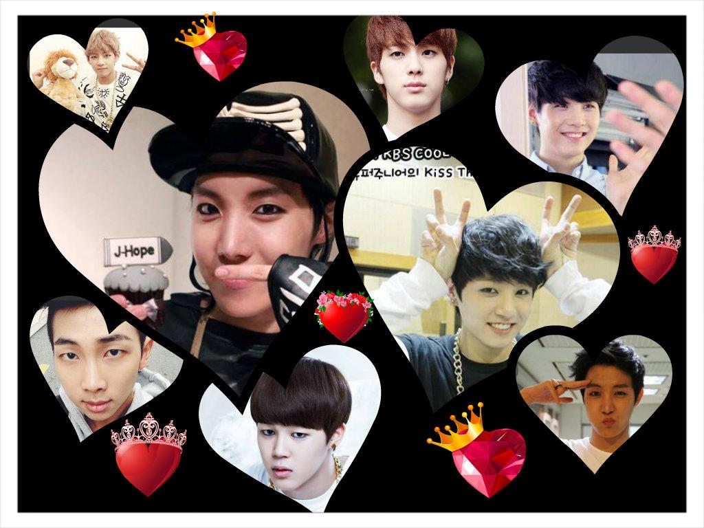 BTS Collage K Pop Boys Fan Art