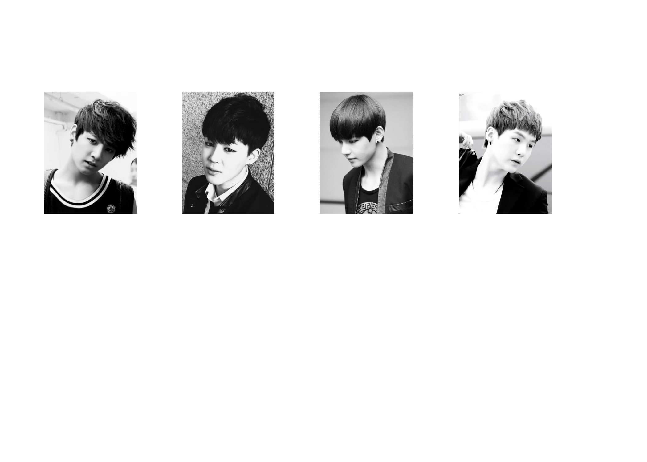 Men's assorted top collage, BTS, Jimin, Jungkook, V HD