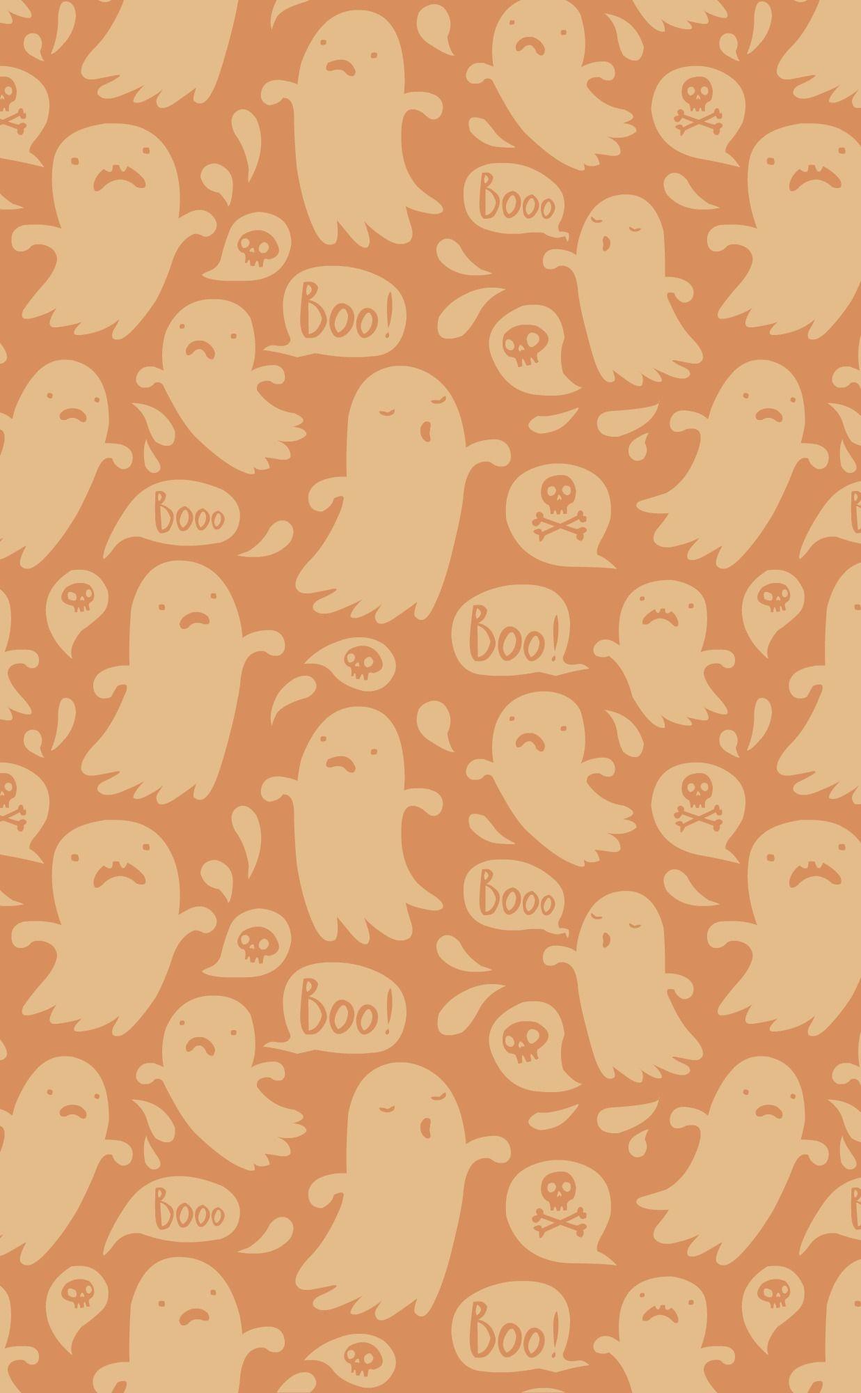 Silent and Scary iPhone 6 Halloween Wallpaper