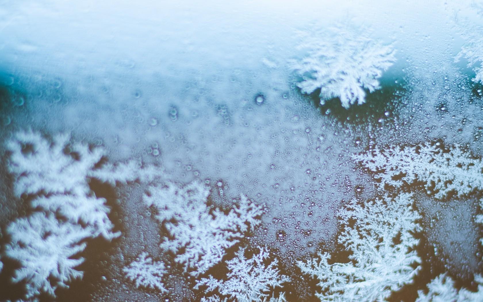 Download 1680x1050 Snowflakes, Macro, Photography, Winter