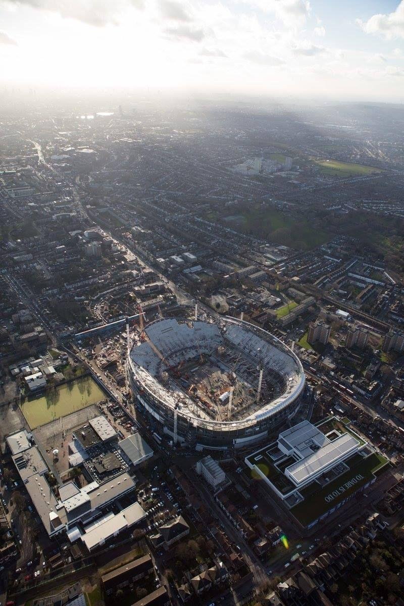 Awesome view of the New White Hart Lane. Stadionok
