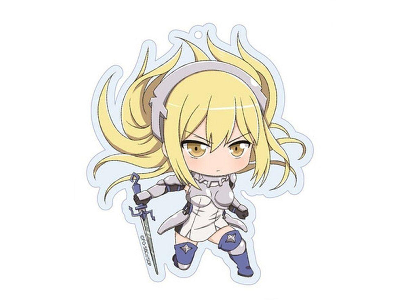 DanMachi Gaiden Sword Oratoria Acrylic Key Chain Ais