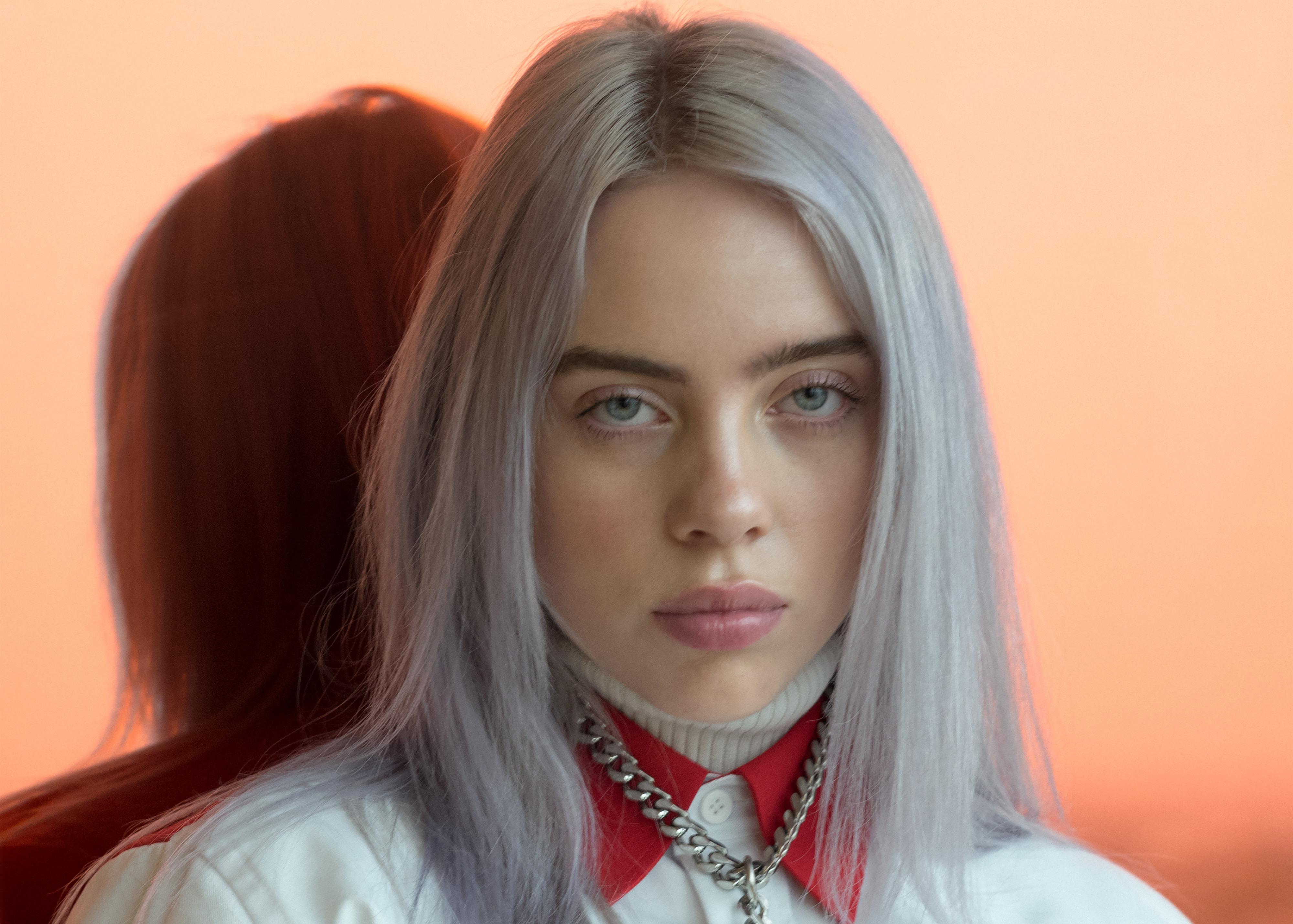 billie eilish hot face