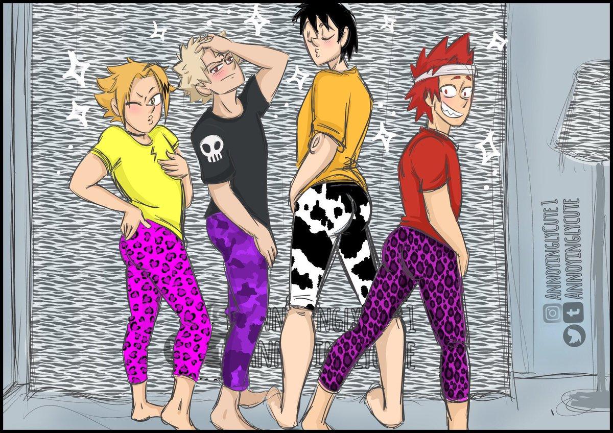 The Bakusquad are at it again! In Mina's Leggings! And