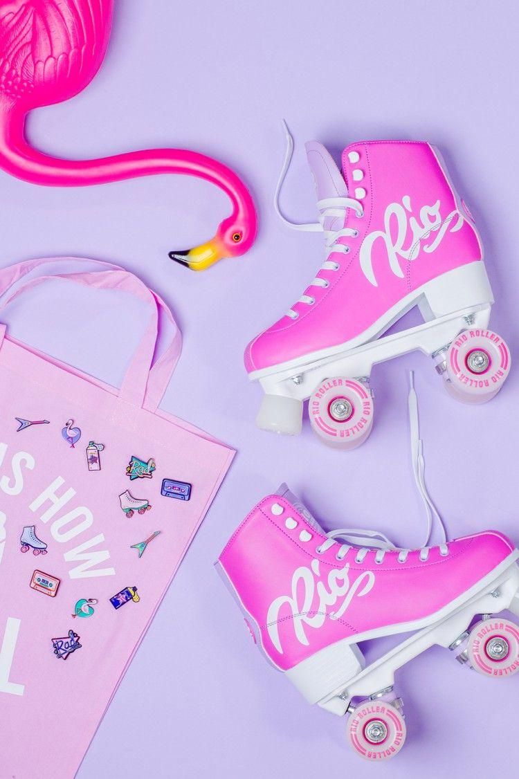 Products. Pink aesthetic, Roller skates, Roller