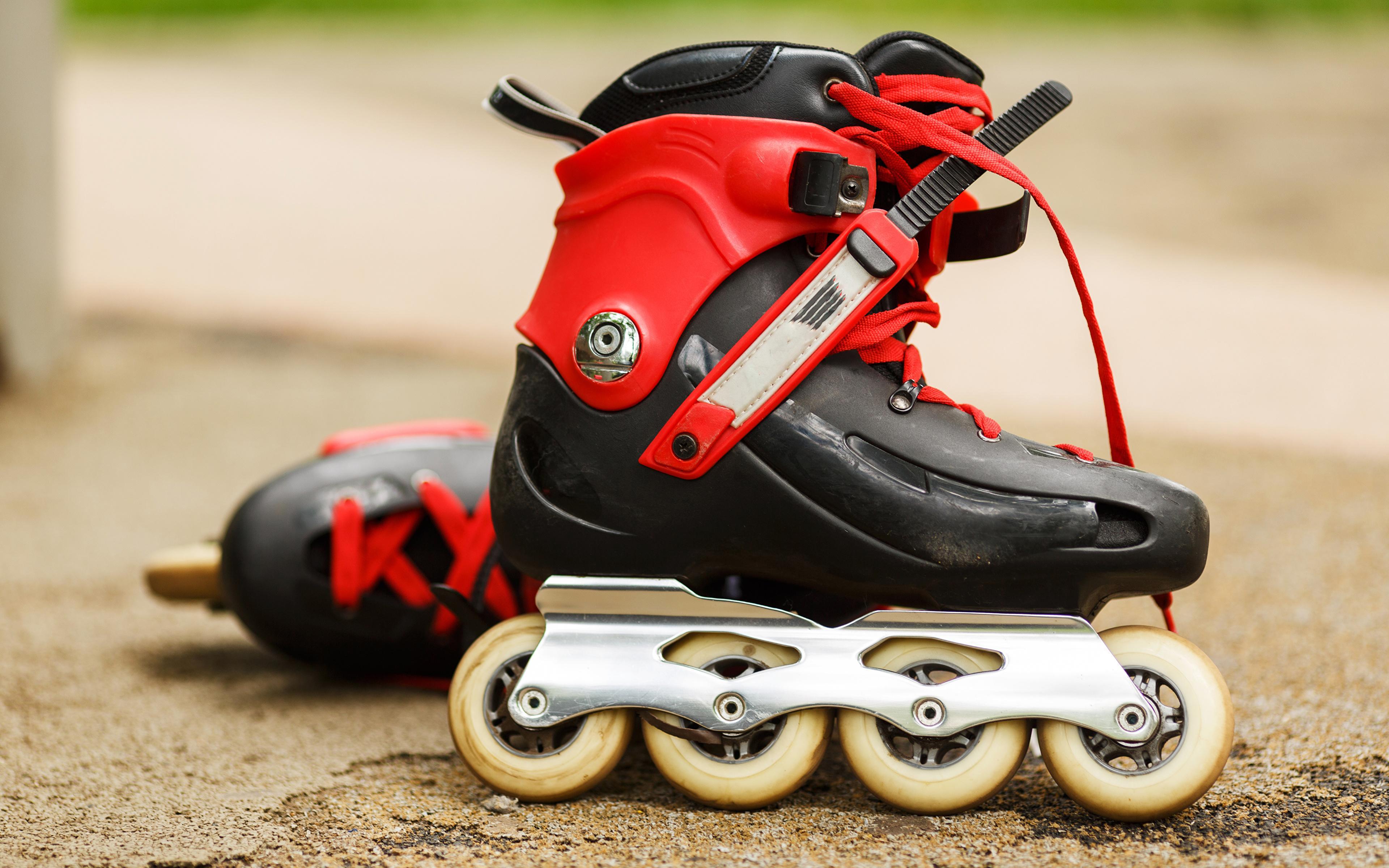 Wallpaper sports Roller skates Closeup 3840x2400
