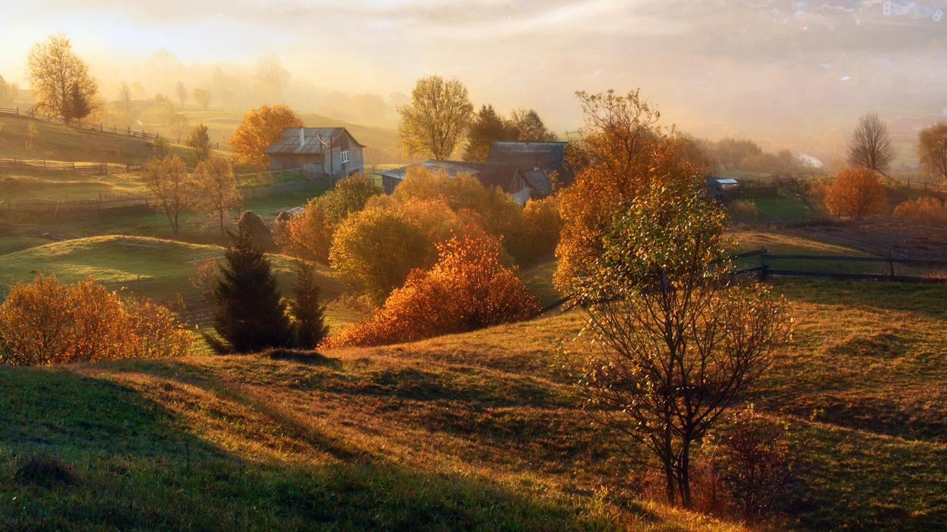 Autumn Village Wallpapers - Wallpaper Cave