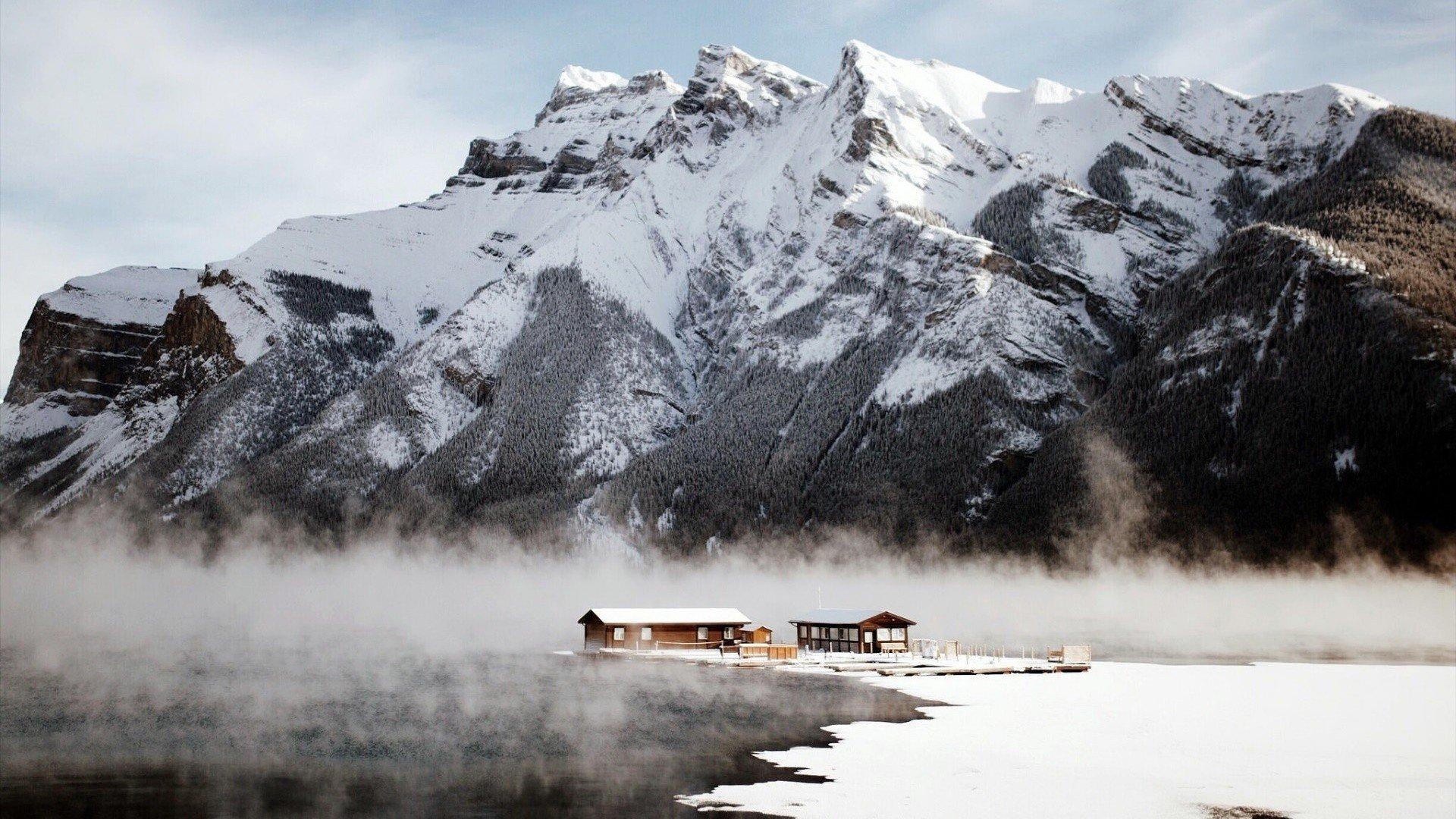 Canada, Mountains, Snow, Winter, Nature, Landscape HD Wallpaper / Desktop and Mobile Image & Photo