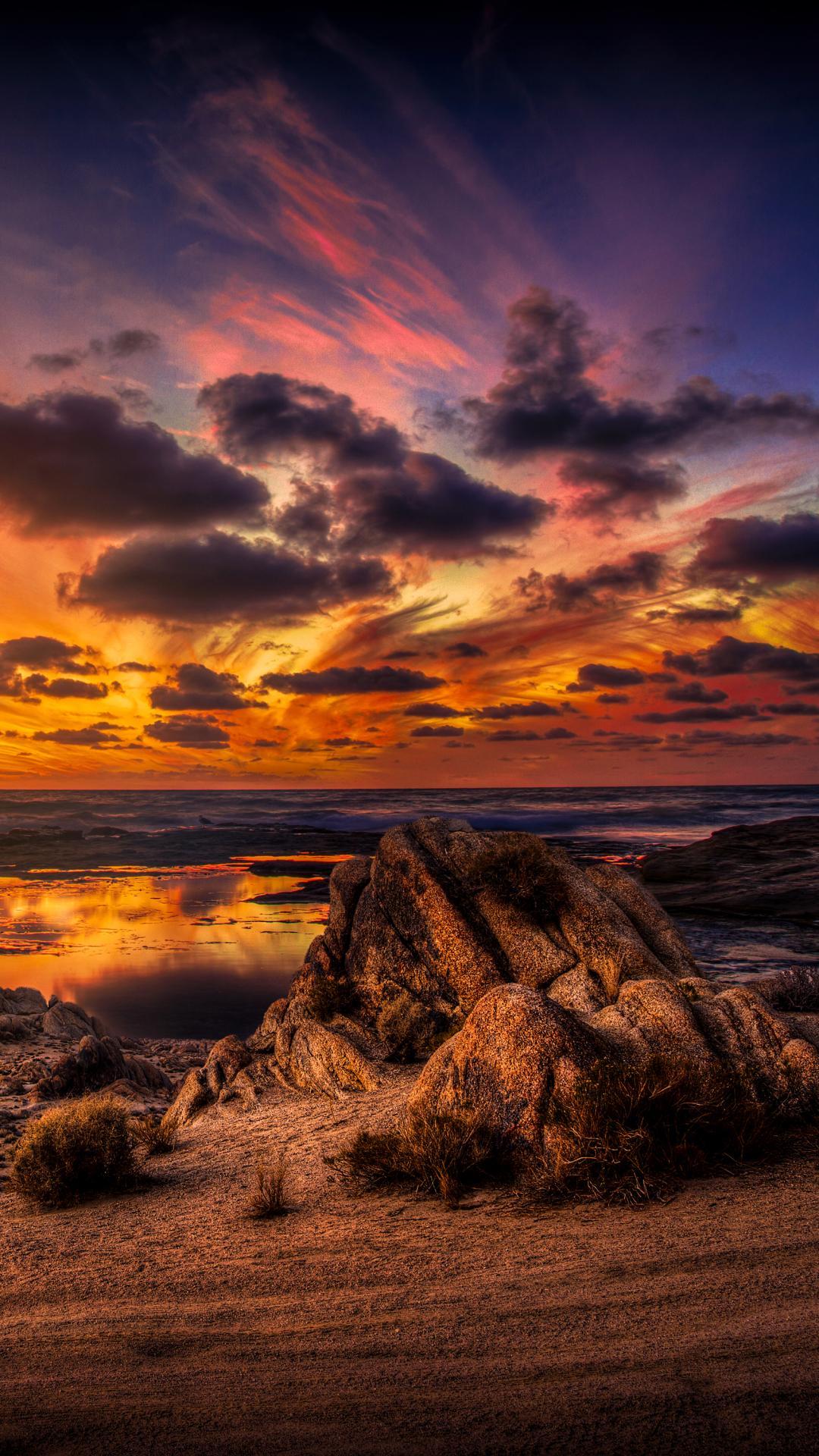 Earth Sunset (1080x1920) Wallpaper