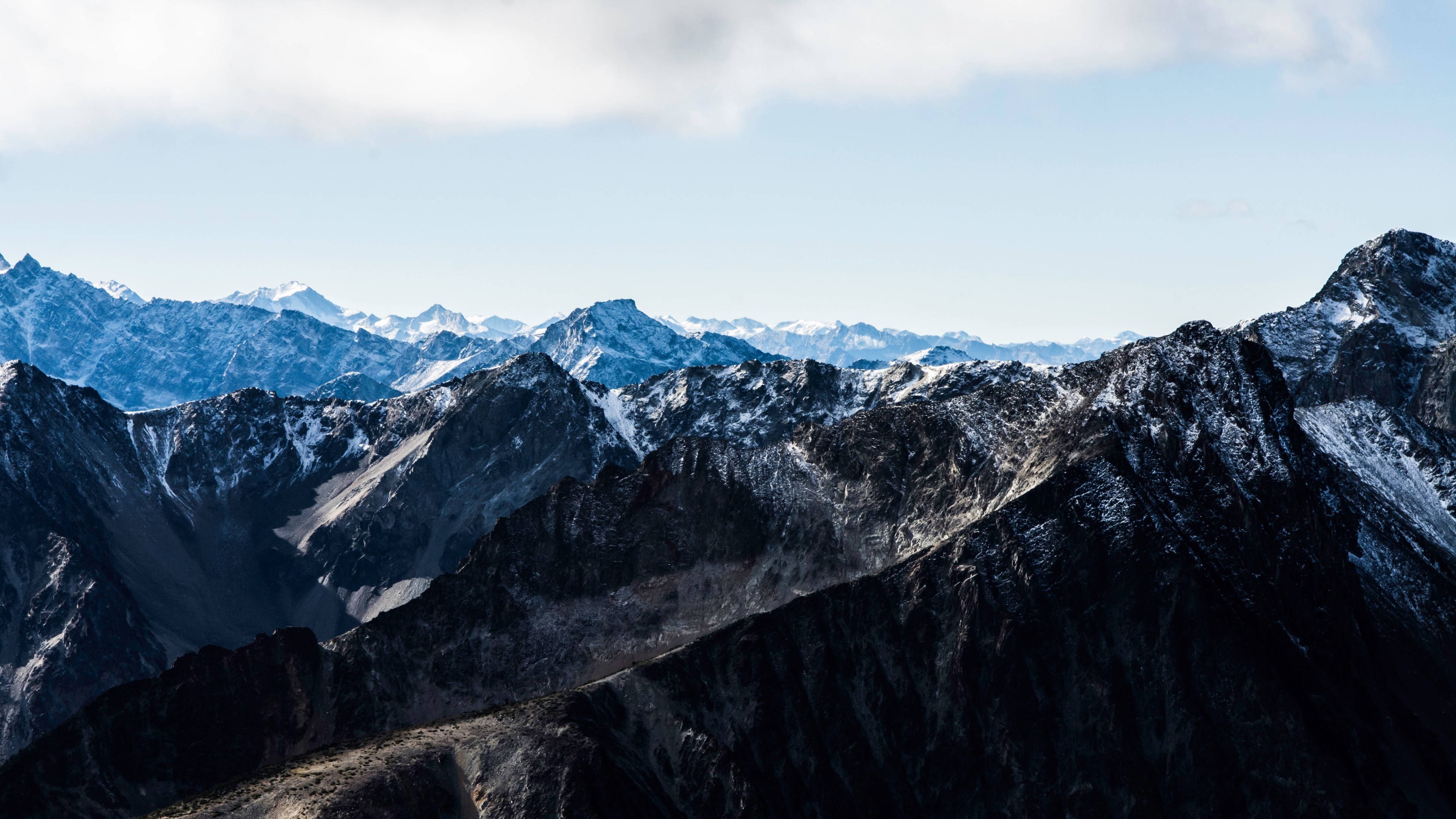 Download 3840x2160 Canada, Askom Mountain, Sky, Peak, Snow