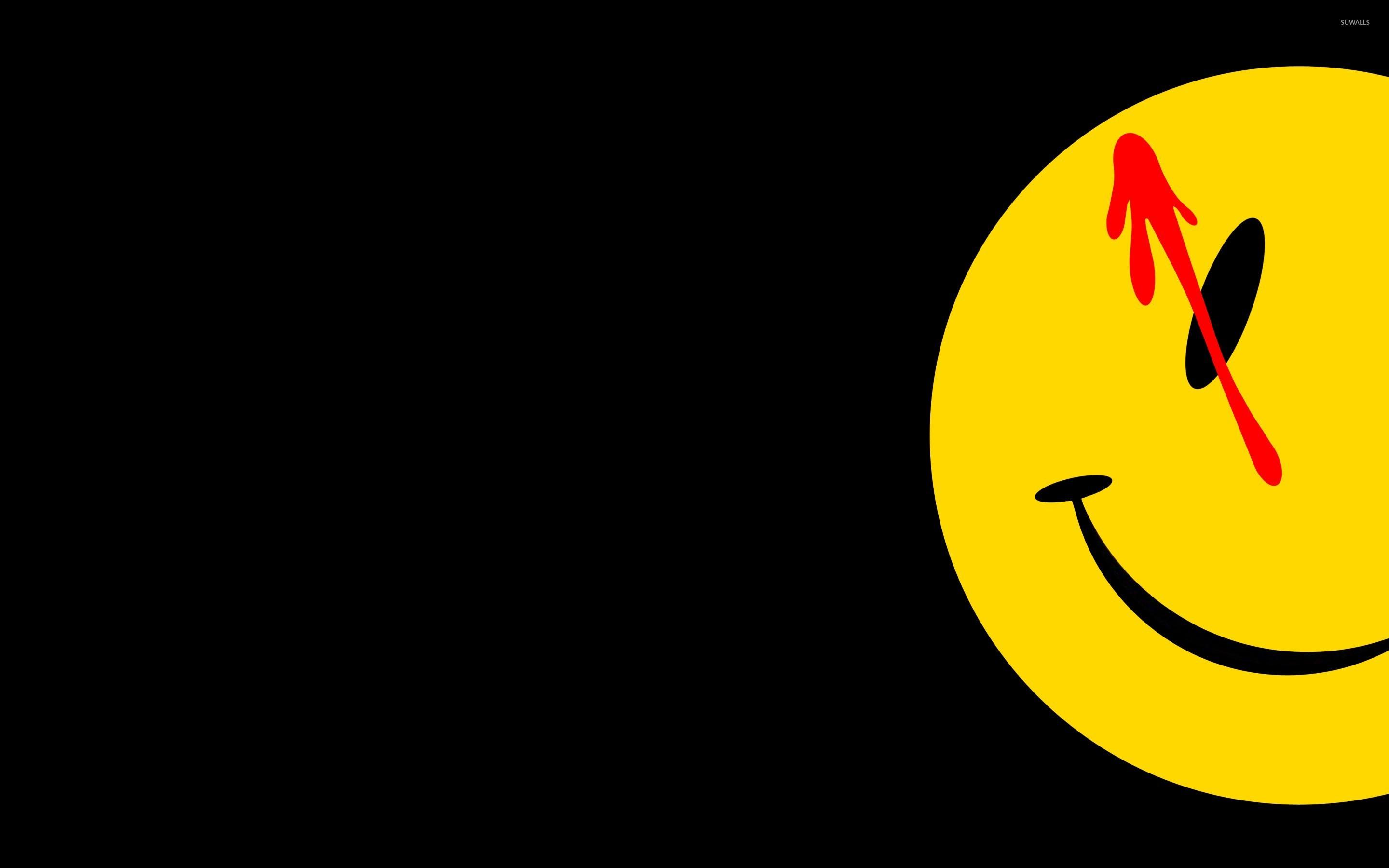 Comedian's badge reaching from the darkness