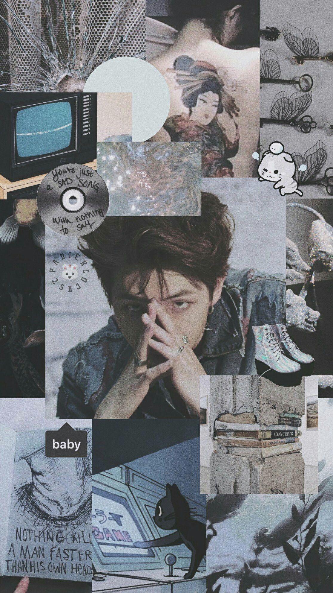 BTS RM aesthetic. Wallpaper. Bts lockscreen, Bts