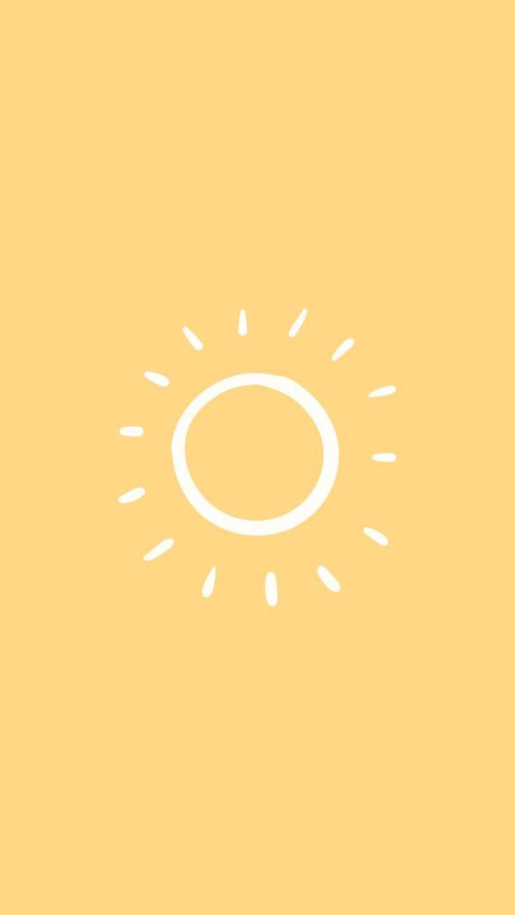 sun wallpaper yellow. Summer wallpaper, iPhone wallpaper yellow, Apple watch wallpaper