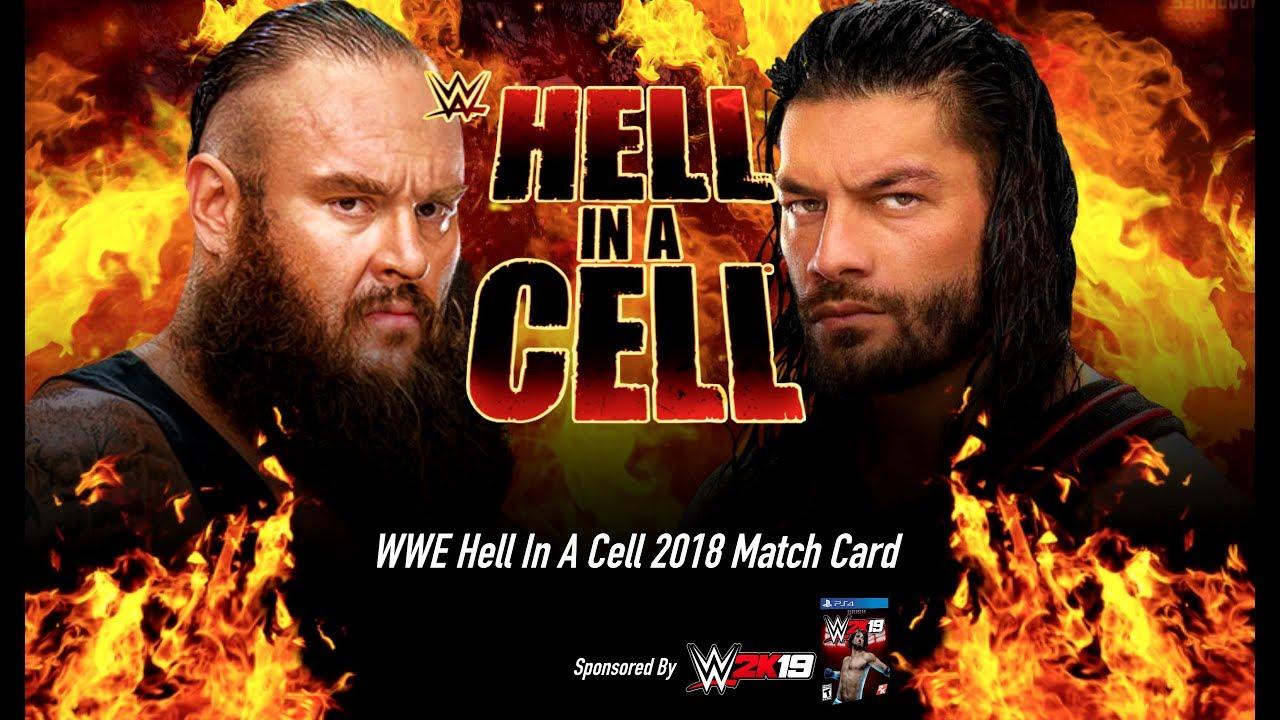 WWE Hell In A Cell 2018 Match Card Prediction