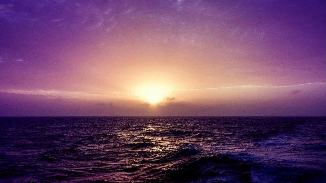 Sunset On The Sea Wallpapers Wallpaper Cave 