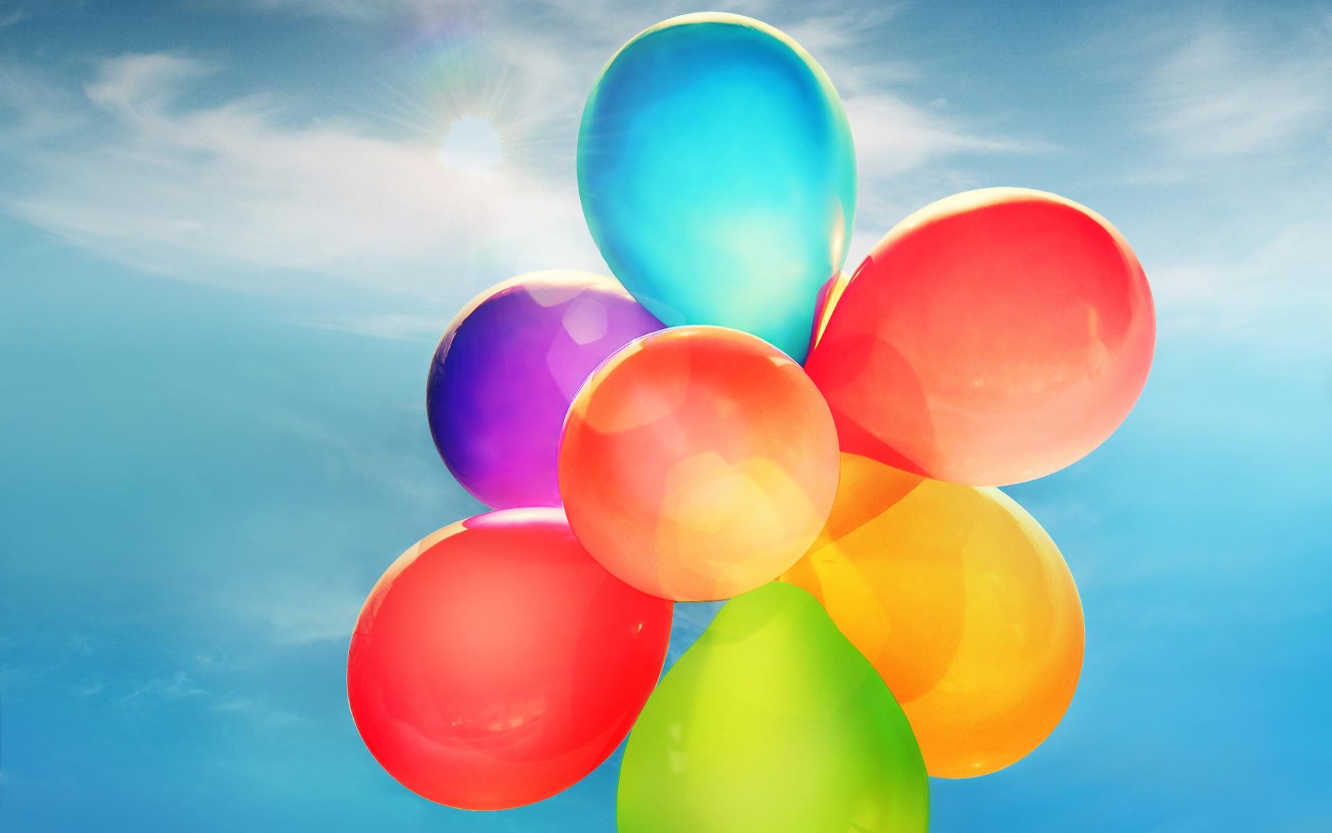 Colorful Balloons Wallpaper in jpg format for free download