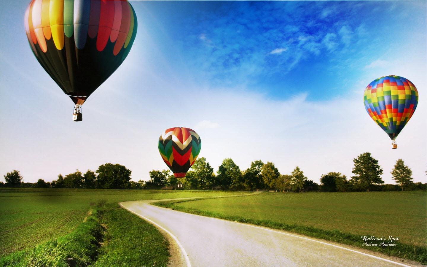 Colorful Balloons In The Sky Wallpapers Wallpaper Cave