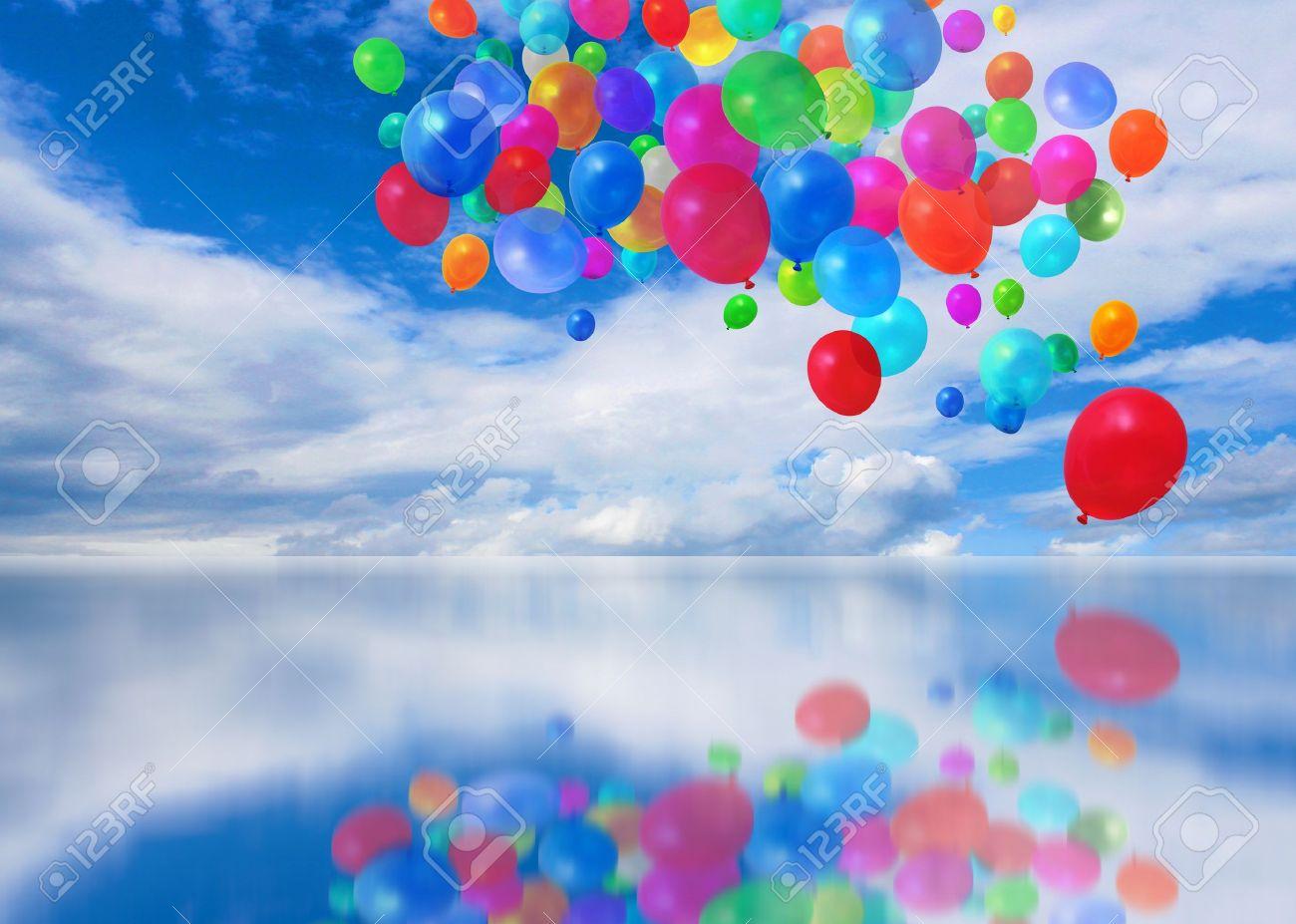 Balloons in the Sky wallpaper_Funny Wallpaper_download free
