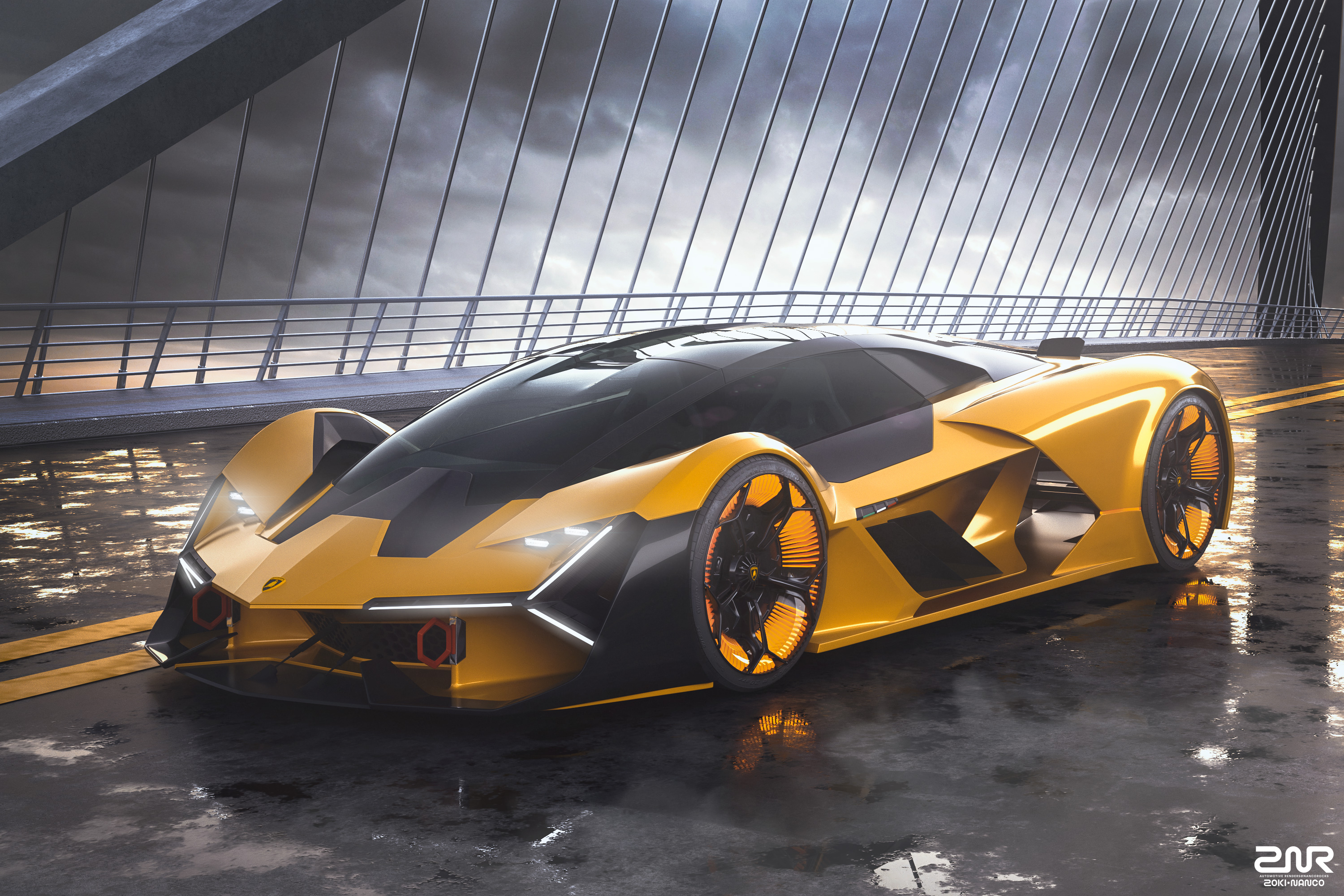 Lamborghini Terzo Millennio 4k, HD Cars, 4k Wallpaper
