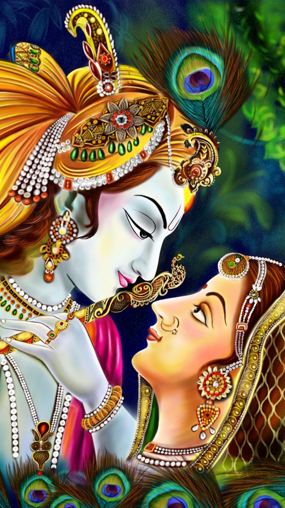 Krishna Radha Wallpaper For Mobile PNG Image  Transparent PNG Free Download  on SeekPNG