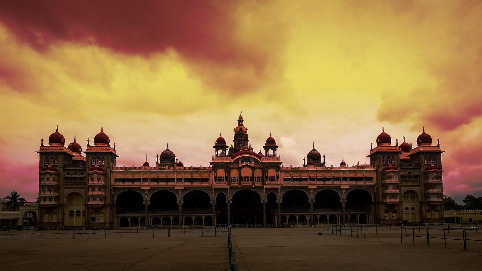 Mysore palace in this .reddit.com