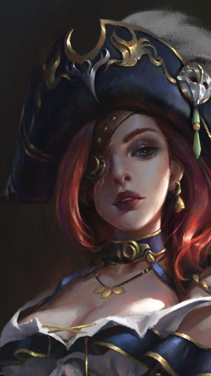 Pirate, girl warrior, Miss Fortune, League of legends, art