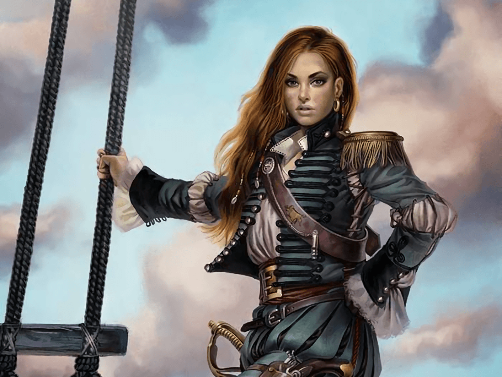 Fantasy Warrior Woman Wallpaper