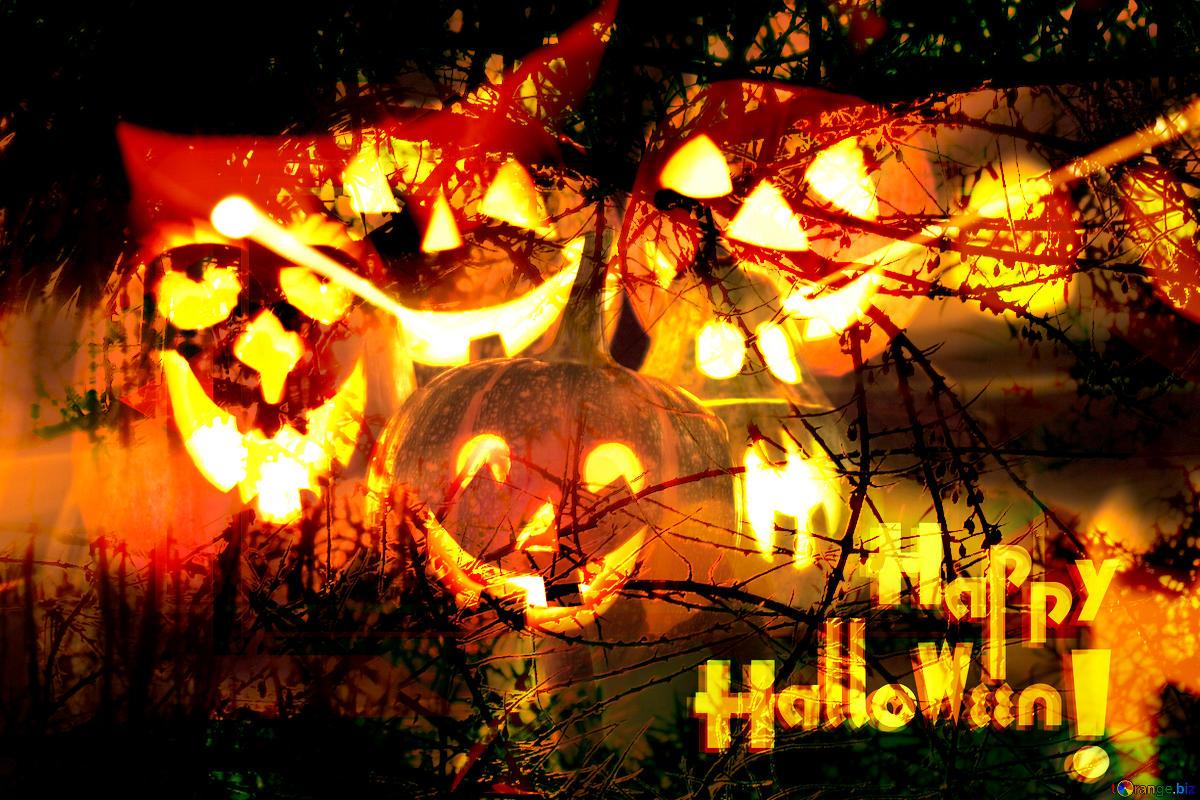 Download free picture Wallpaper Halloween Spooky forest