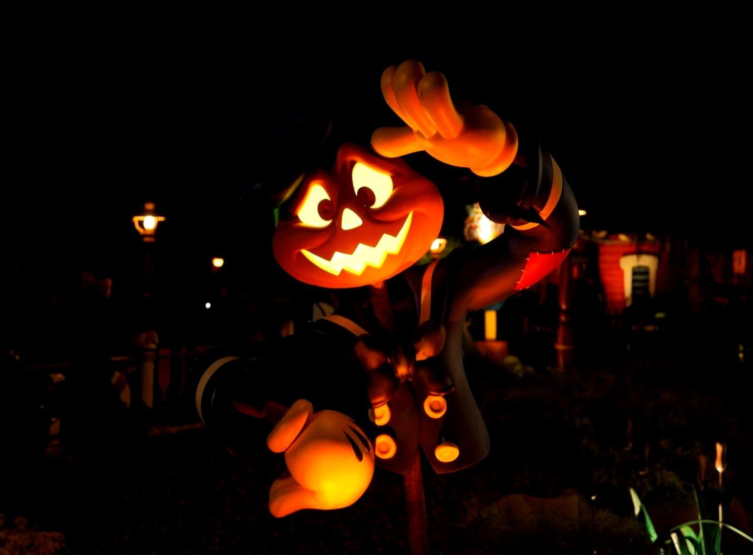 Halloween Holiday Lights HD Wallpaper