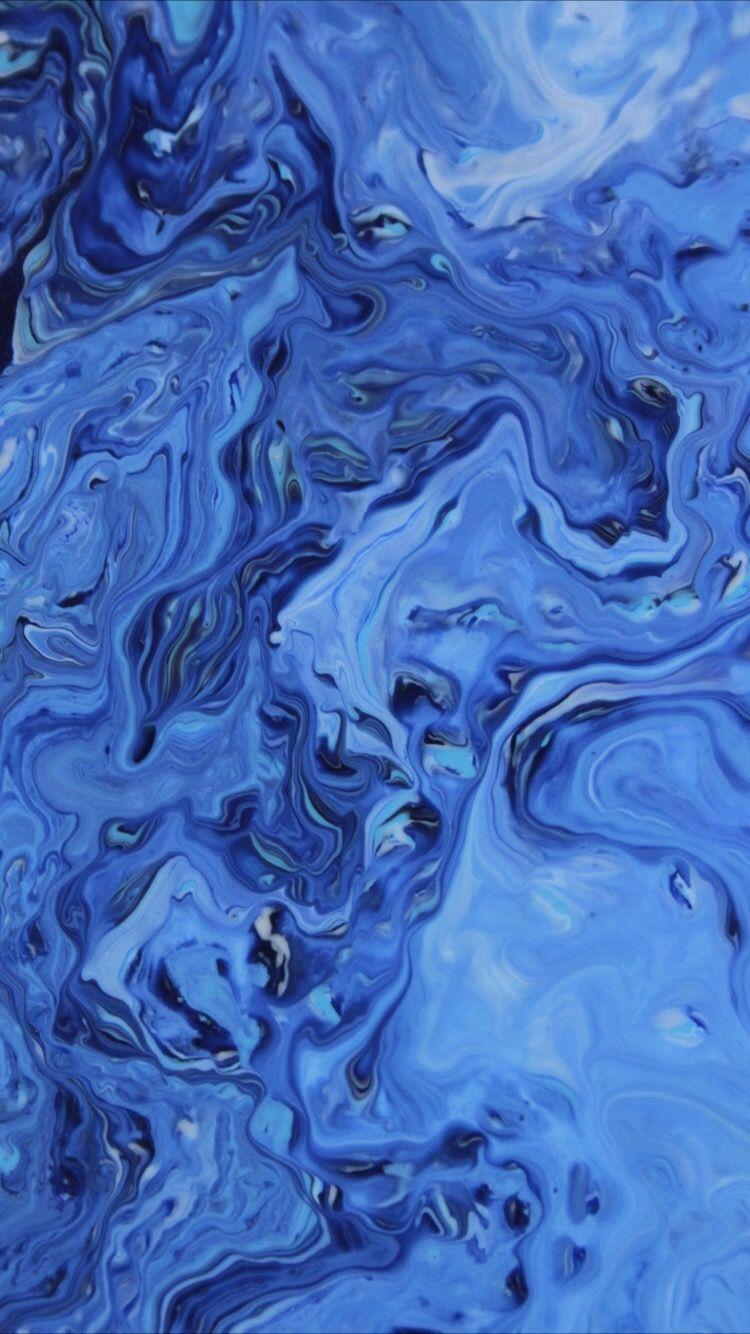 Blue abstract wallpaper for your iPhone X from Everpix app