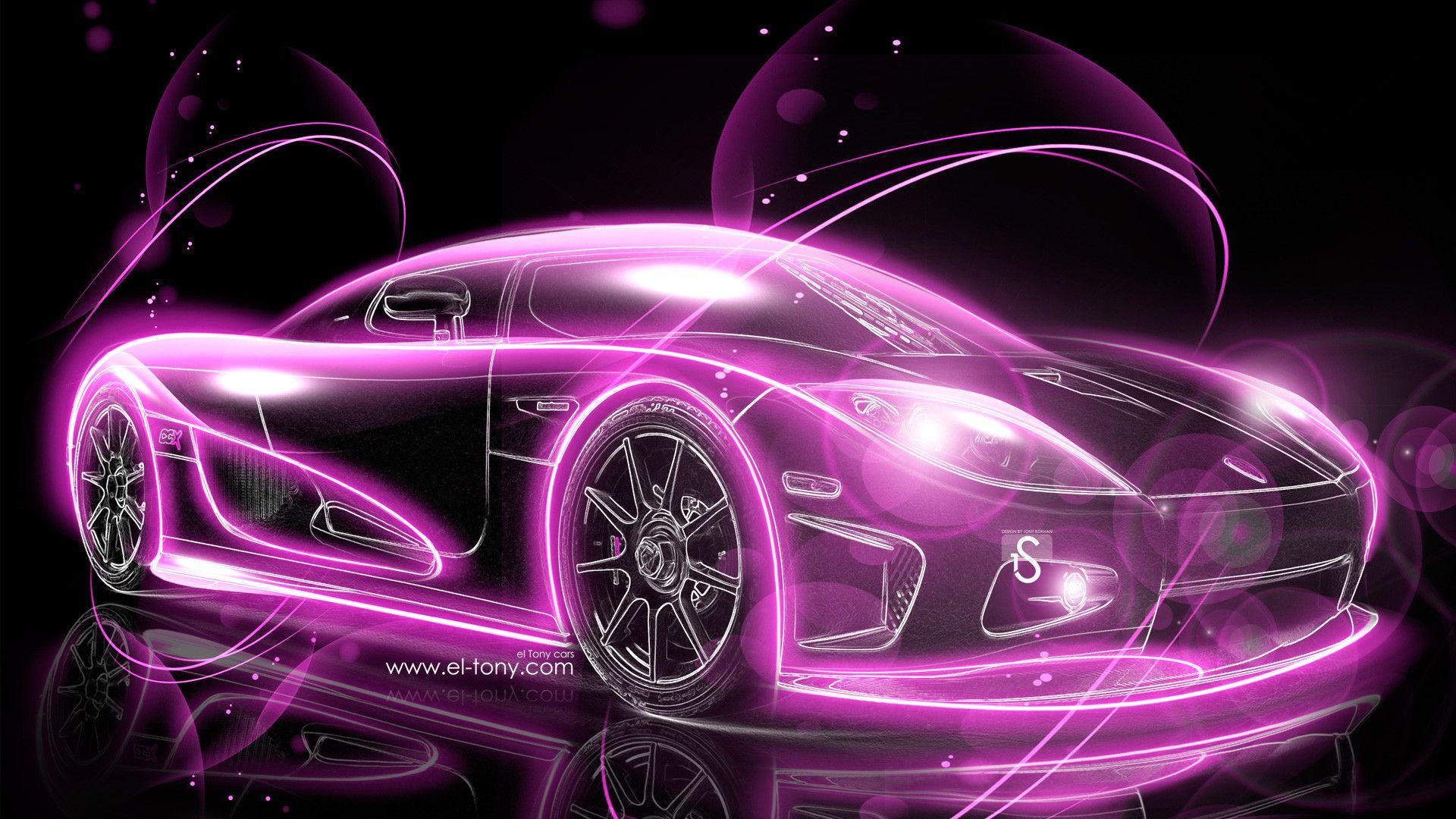 great pink car picture. Fast cars. Car