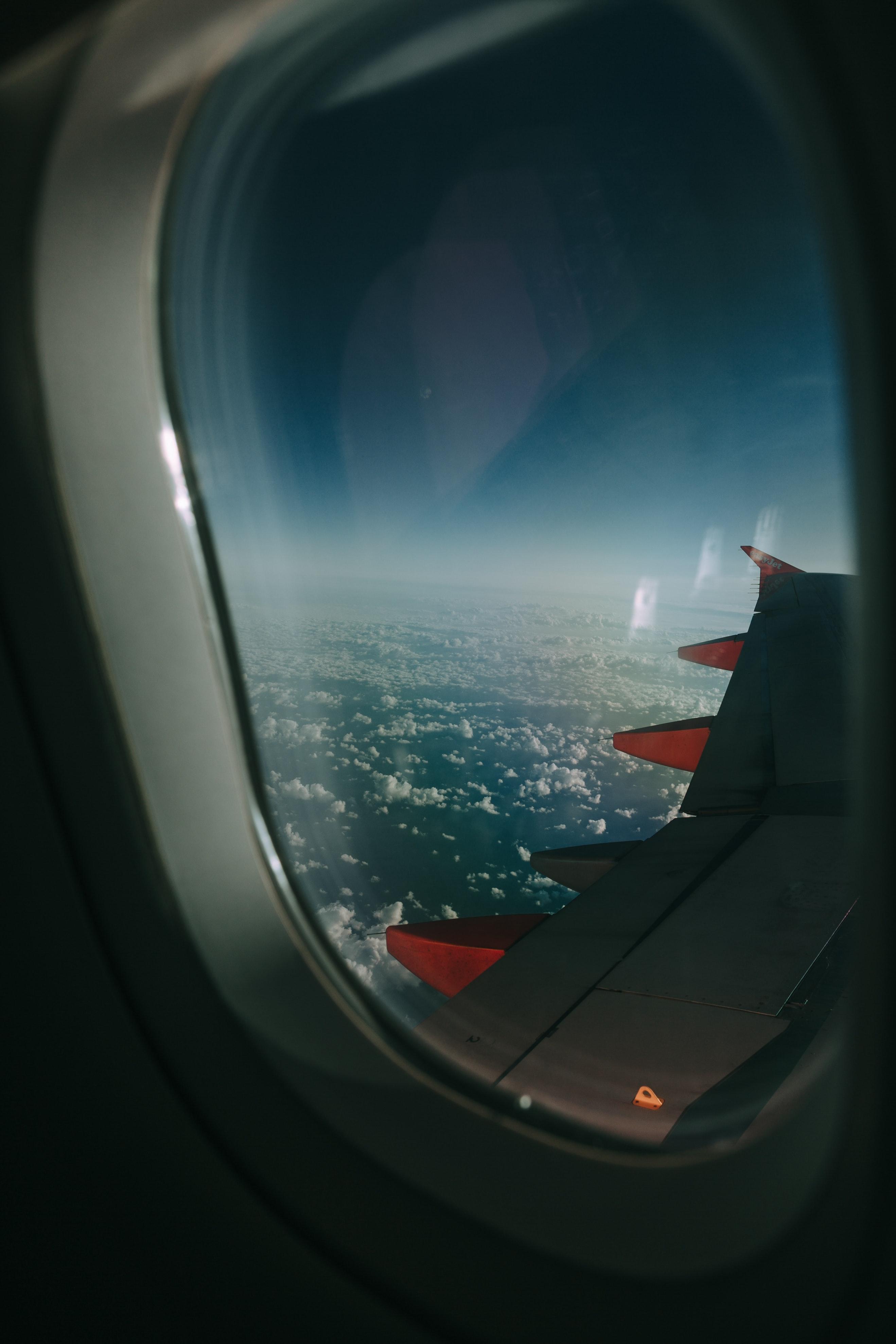 Grey Airplane Window · Free