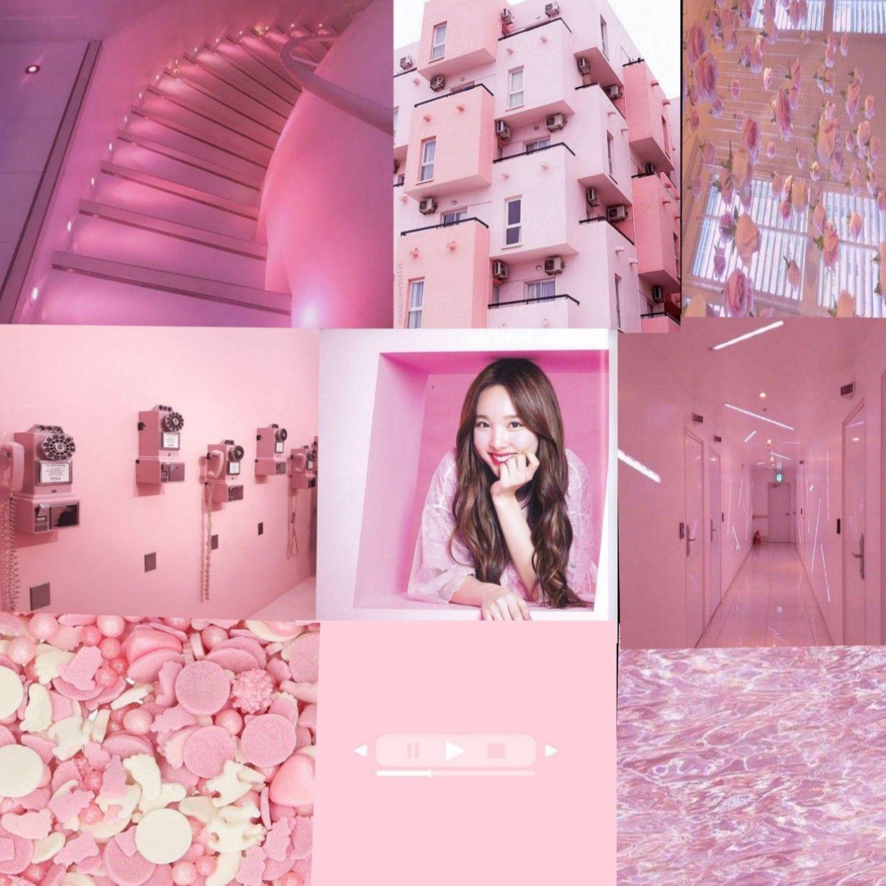 Aesthetic Nayeon Twice, Wallpaper twice , Pink theme , Pink