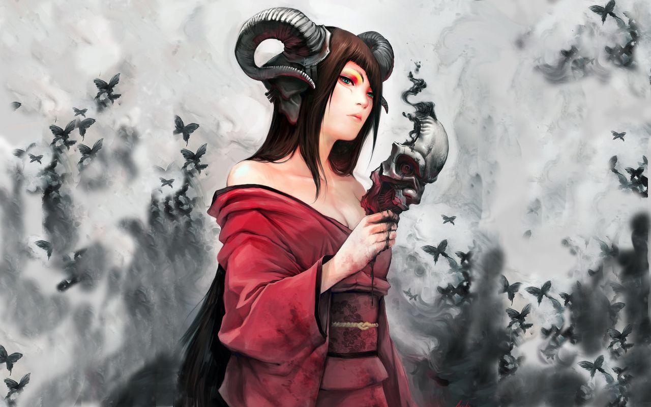 Japanese Demon Anime Wallpaper Free Japanese Demon Anime Background