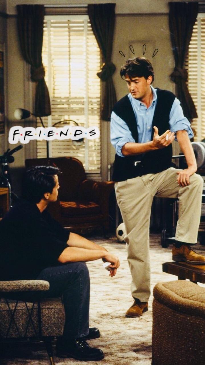 Friends Chandler And Joey Wallpaper