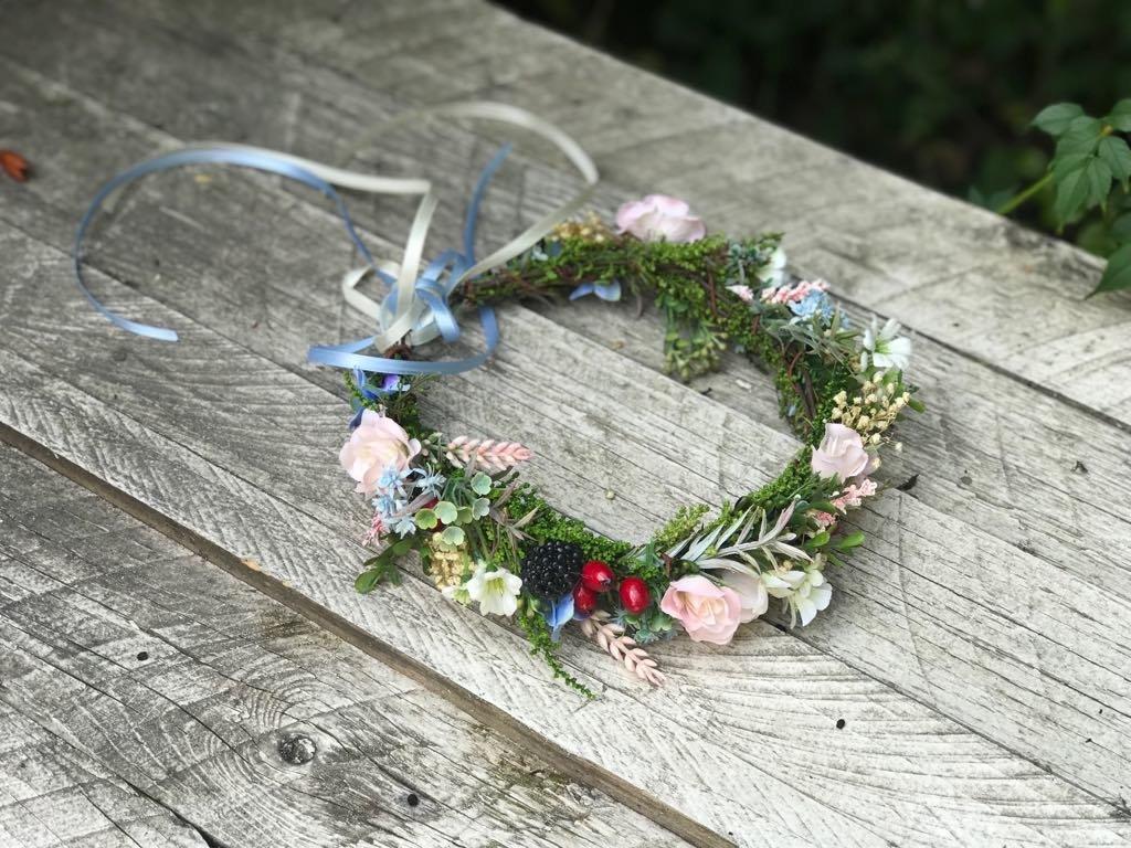 Set of wedding accessories Floral set Flower bridal wreath Hair comb Floral hair comb Flower hair pin Wedding accessories