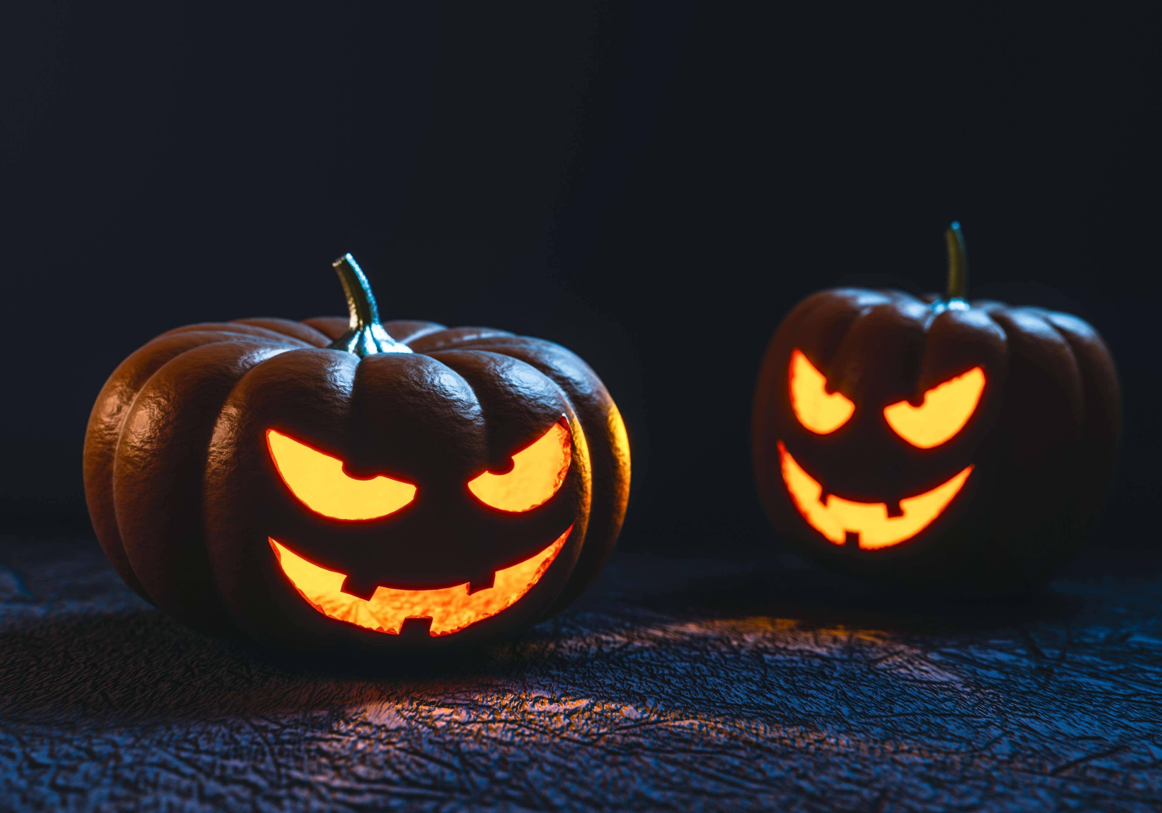autumn, creepy, dark, eerie, face, fall, halloween