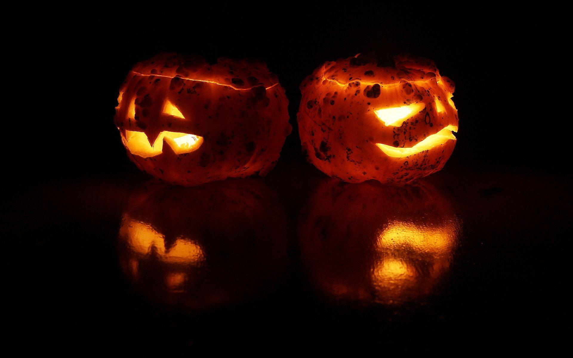 Halloween Pumpkins Art Wallpaper HD for Desktop