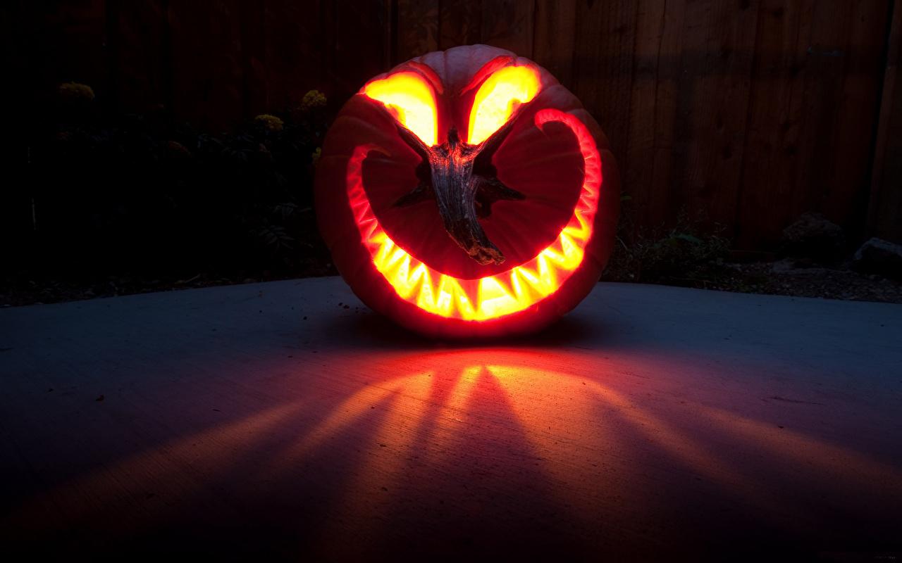Photos Smile Pumpkin Halloween Holidays