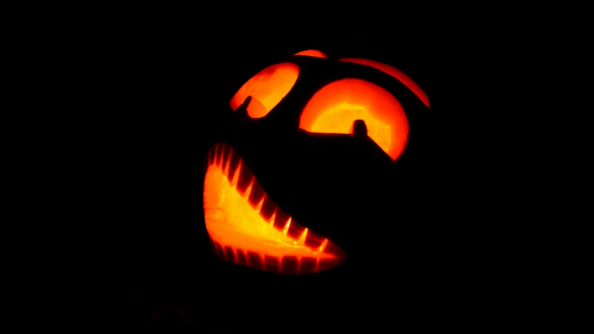 Spooky Pumpkin Face