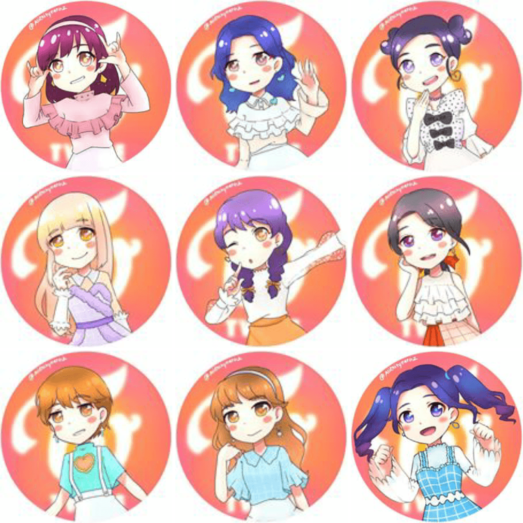 TWICE LINE STICKERS Candy pop edition female character showing thumbs up  illustration png  PNGEgg