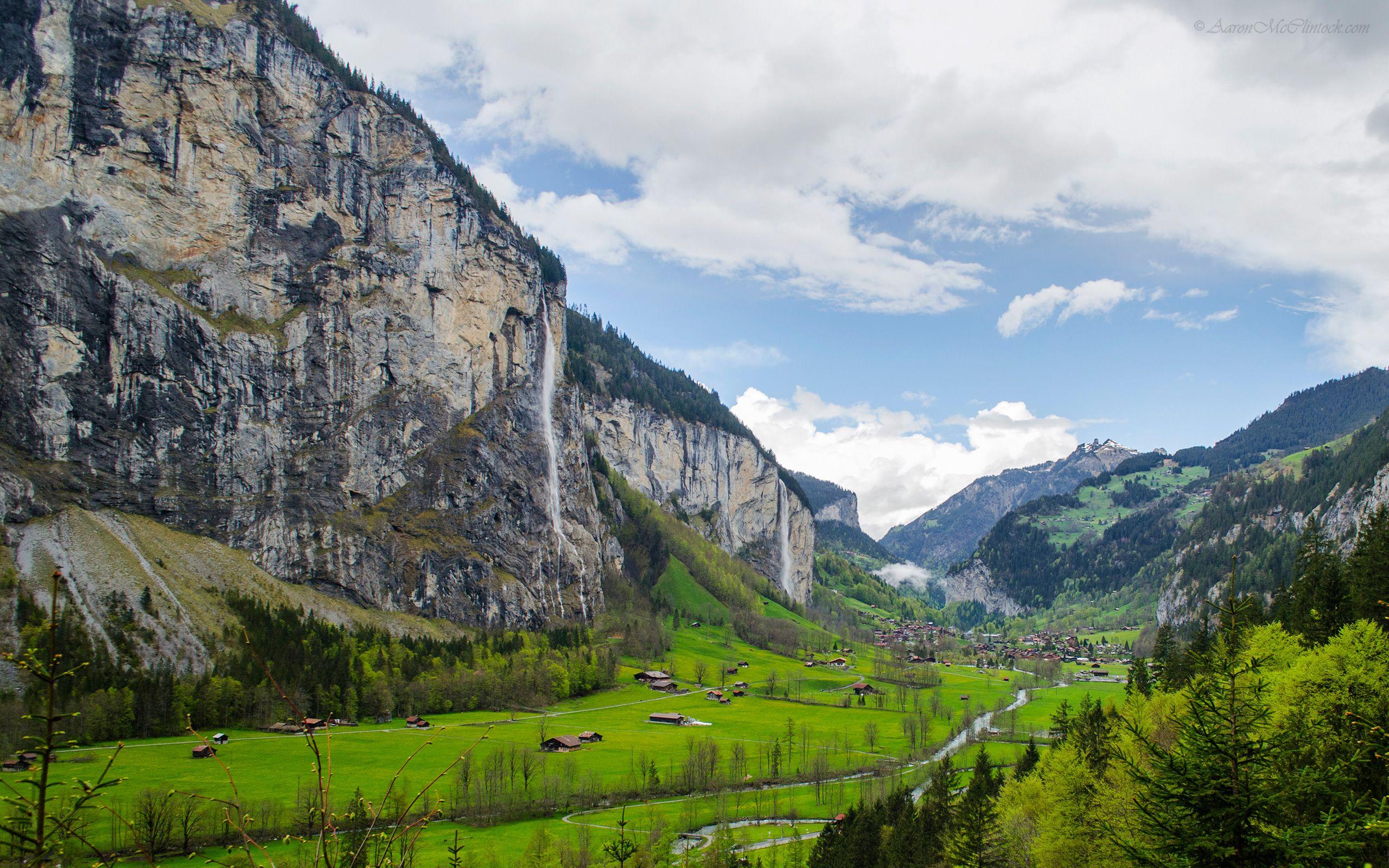 Lauterbrunnen Valley. Desktop wallpaper, Wallpaper, Natural landmarks