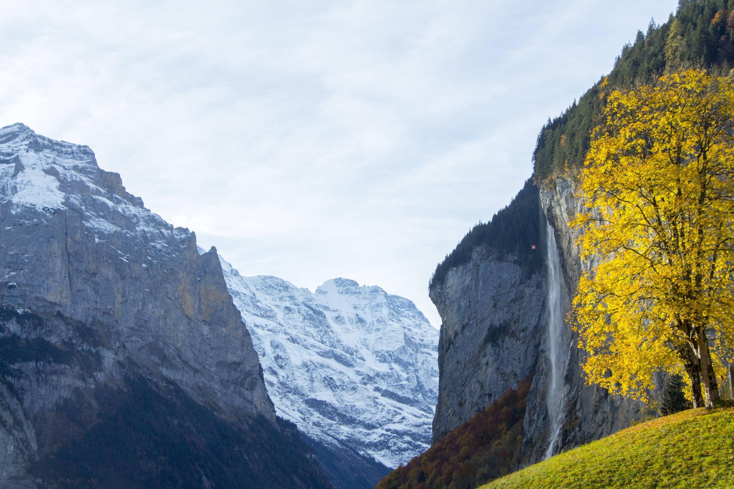 The View From My Hotel Room in Lauterbrunnen Switzerland HD