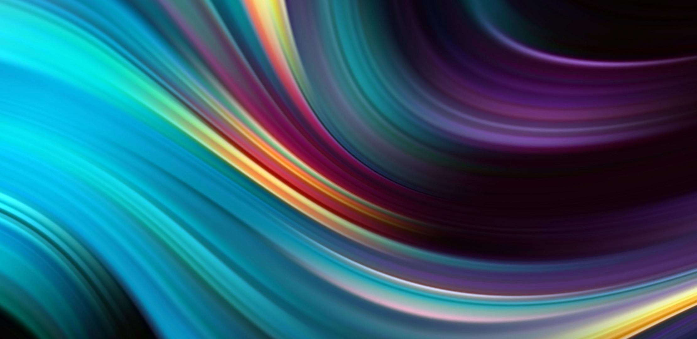Abstract 3D Wave Colorful Design Wallpaper 3840x2400