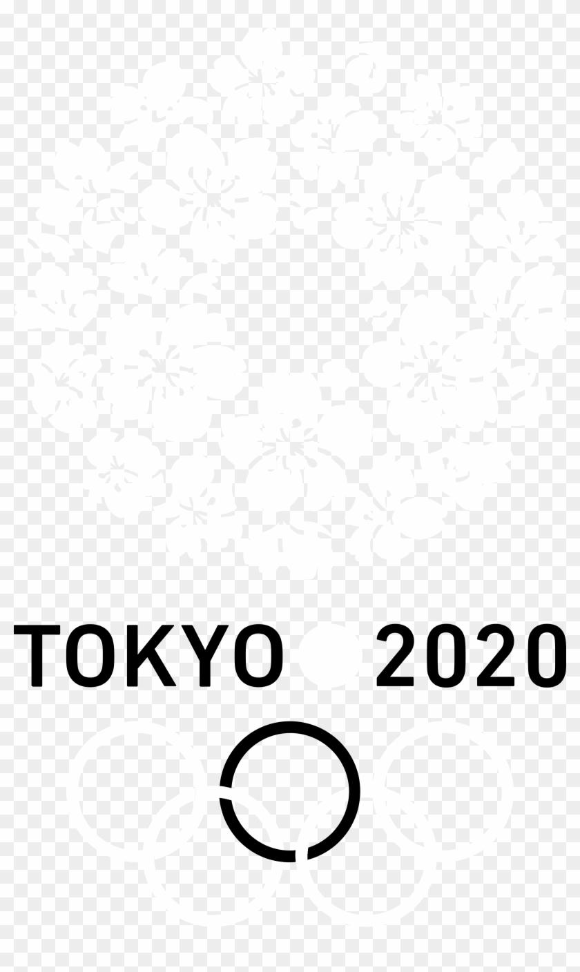 Tokyo 2020 Logo Black And White Summer Olympics, HD
